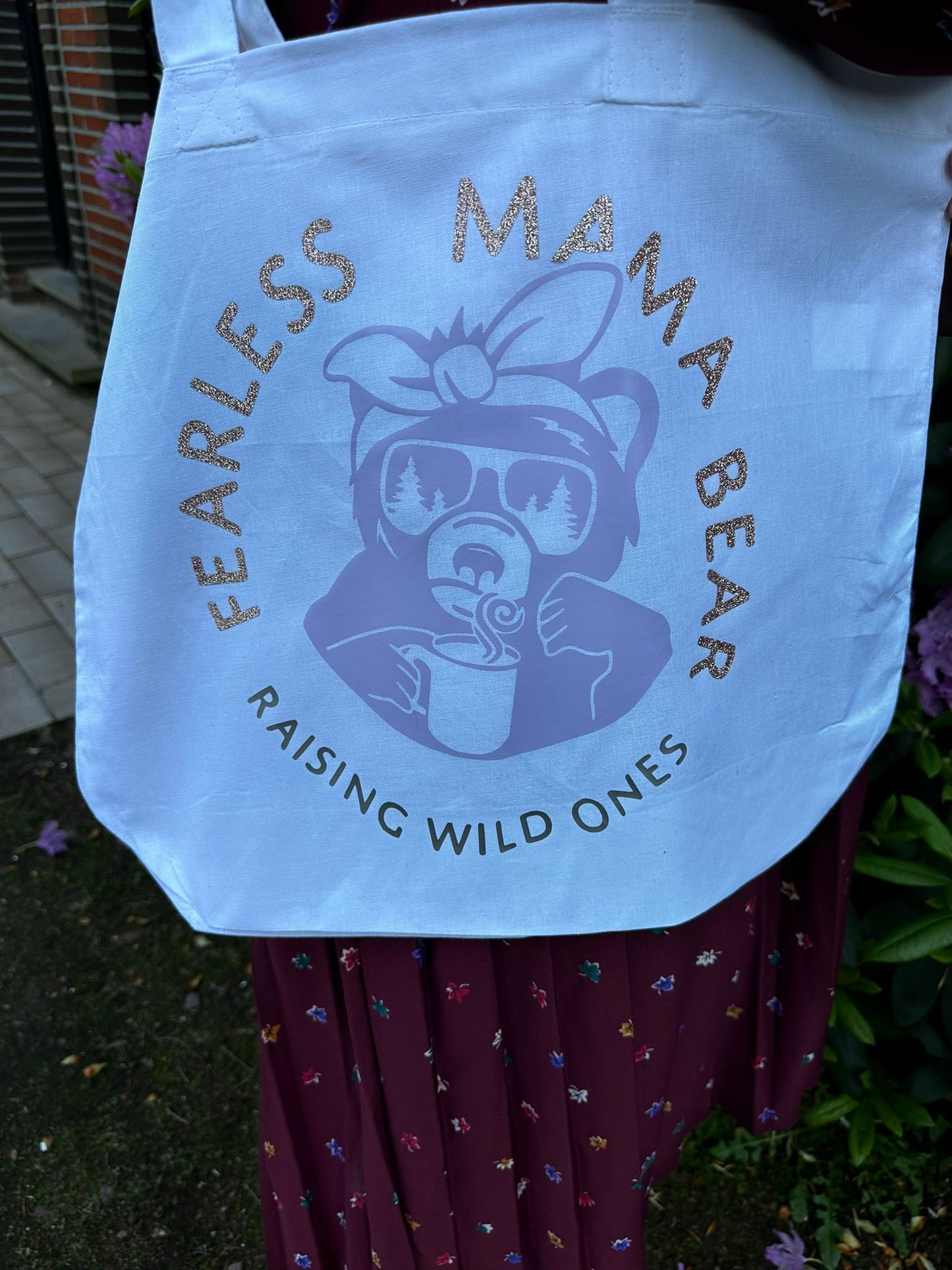 Maxi tote-bag met bedrukking