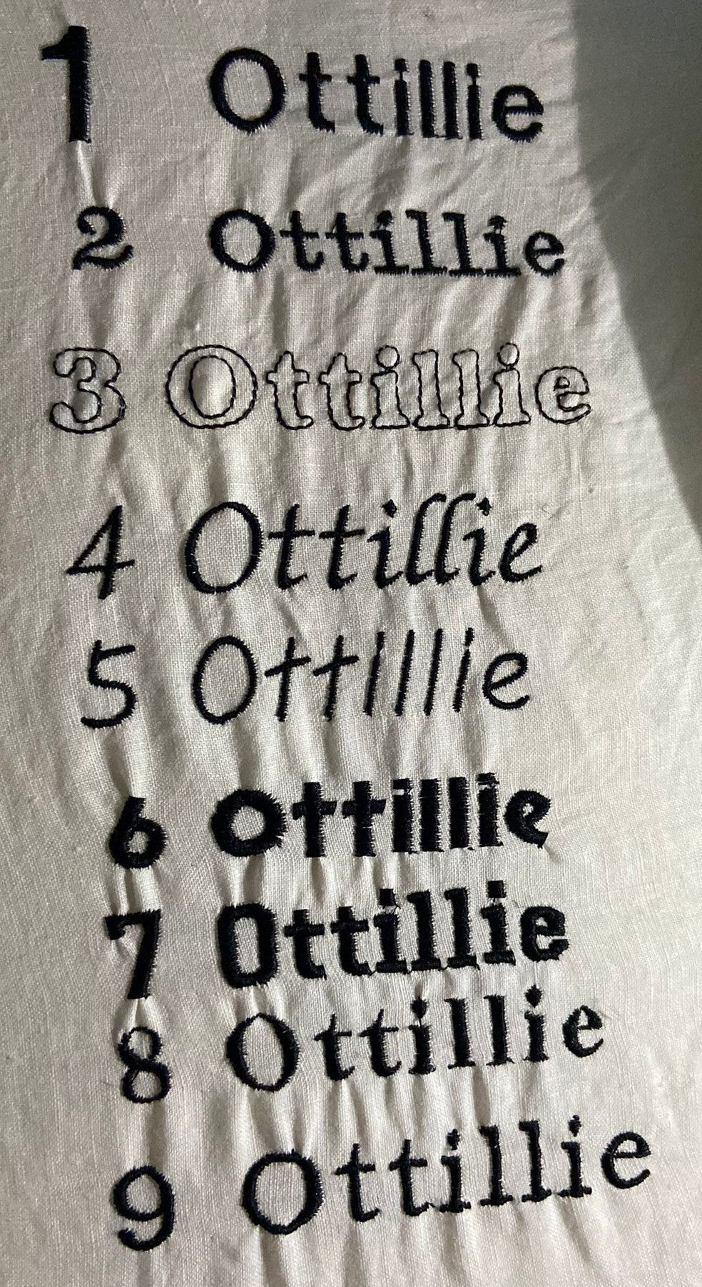 Geborduurd Slabbetje