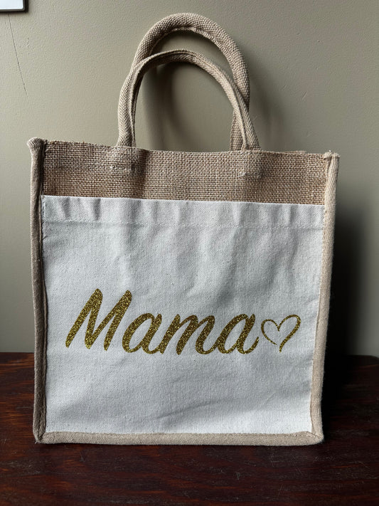 Jute boodschappentas “MAMA”