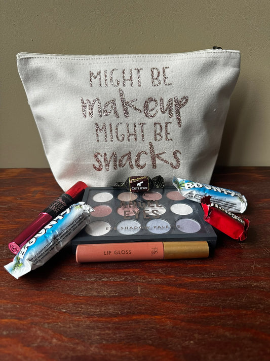 Bedrukte toilet-/make-uptas