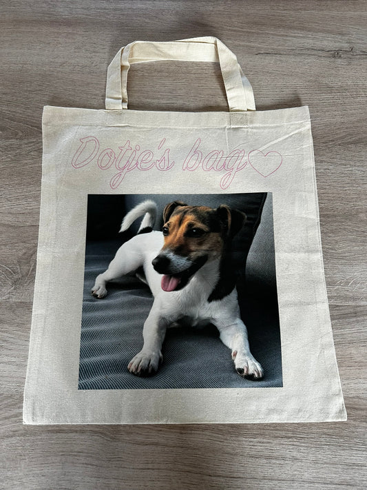Tote bag met full color foto