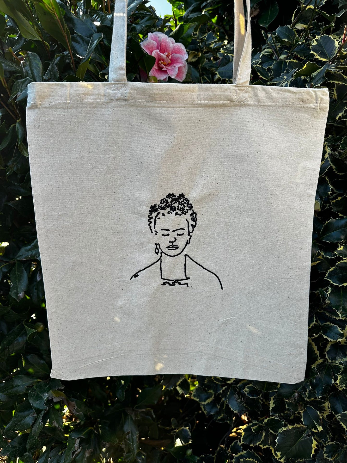 Geborduurde boodschappentas