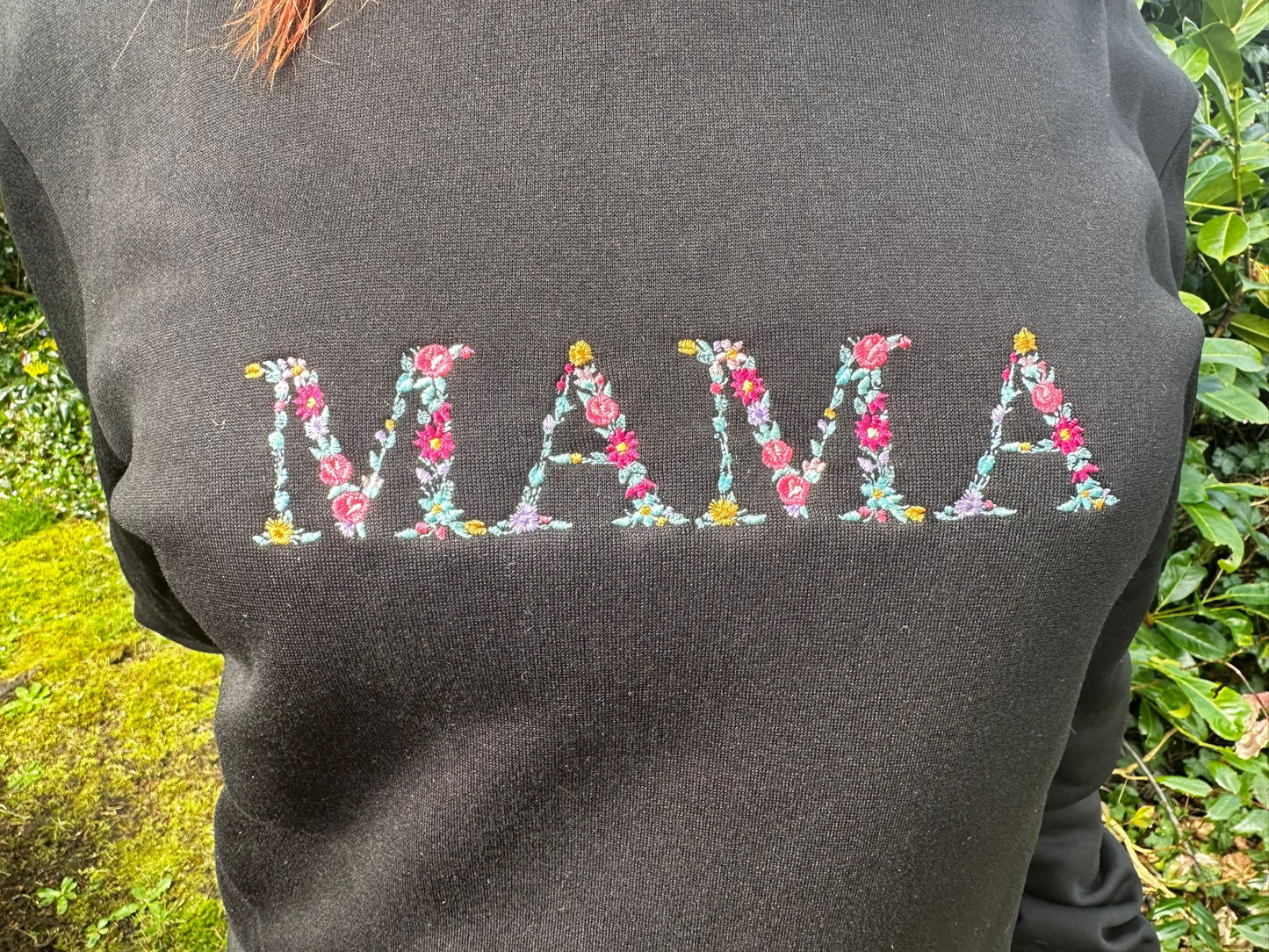 Moederdag trui bloemetjes