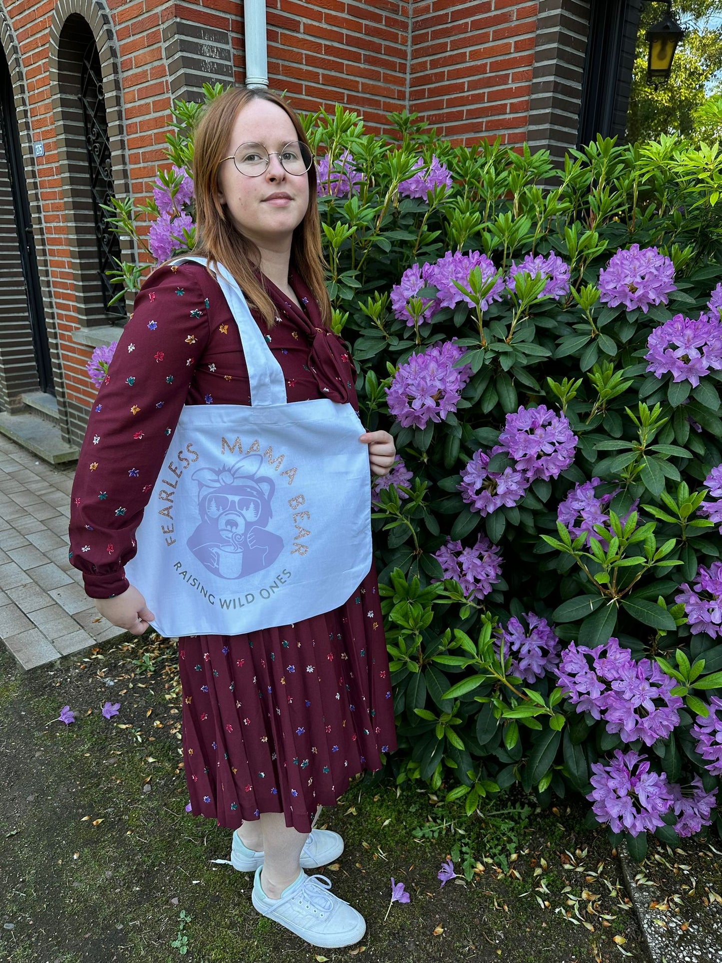 Maxi tote-bag met bedrukking