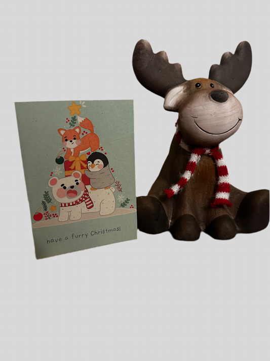 Kerstkaart Have A Furry Christmas