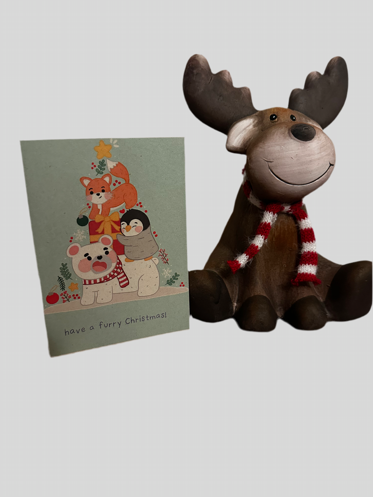 Kerstkaart Have A Furry Christmas