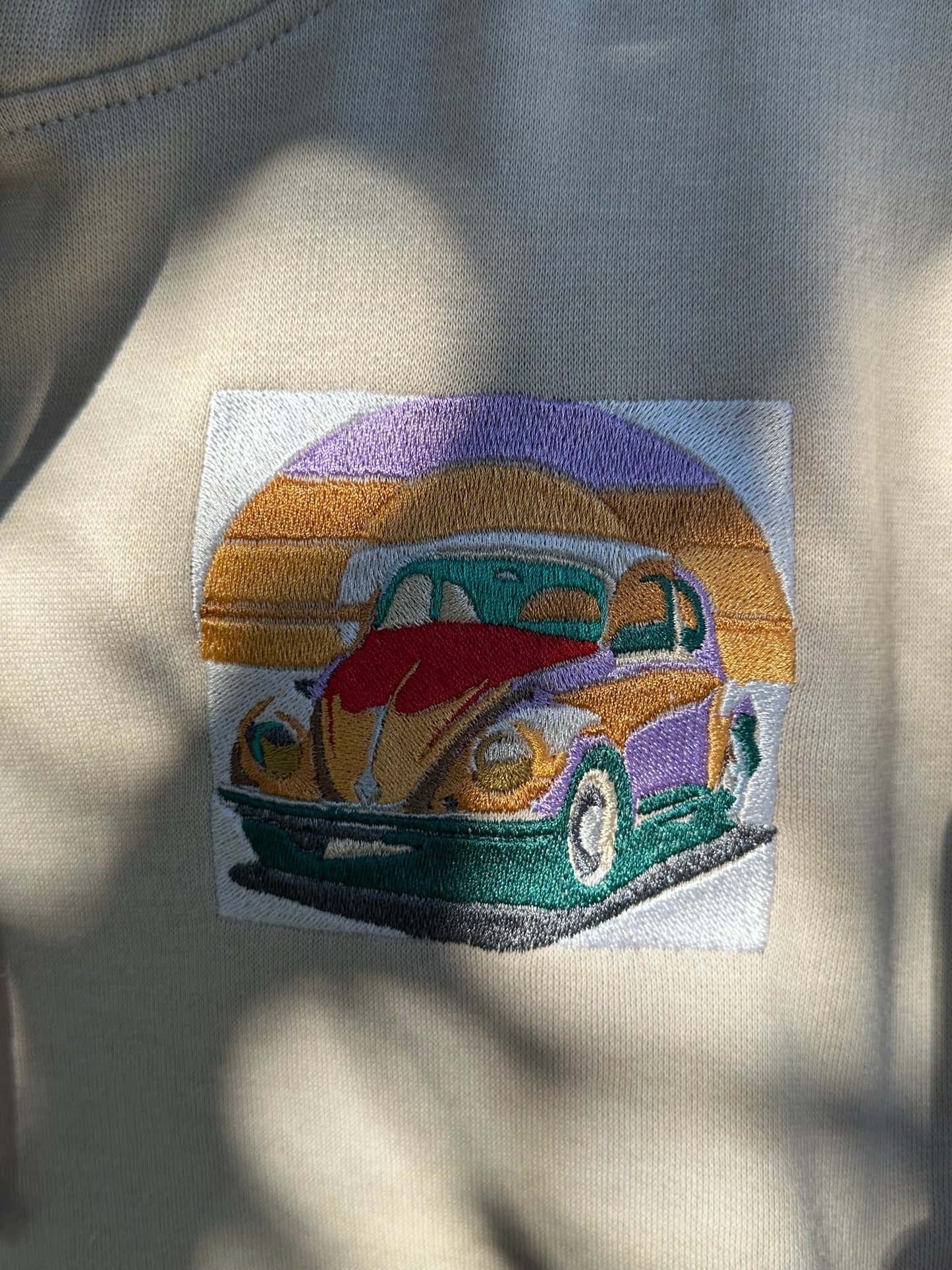 Geborduurde Trui VW kever