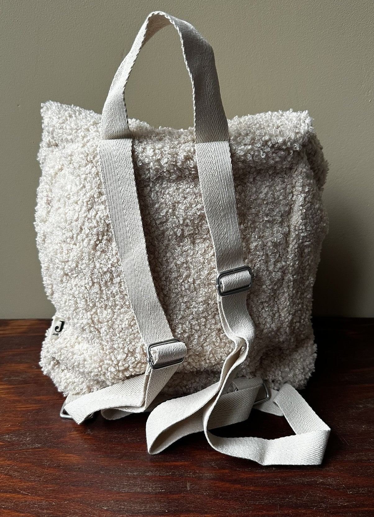 Geborduurd Jollein Teddy Rugzakje met naam