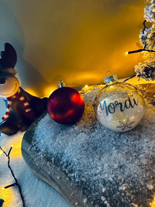 Gepersonaliseerde kerstbal